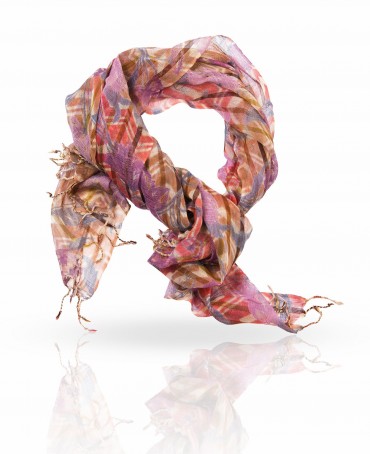 Палантин Женский SW-ZIGFLOWER/PINK